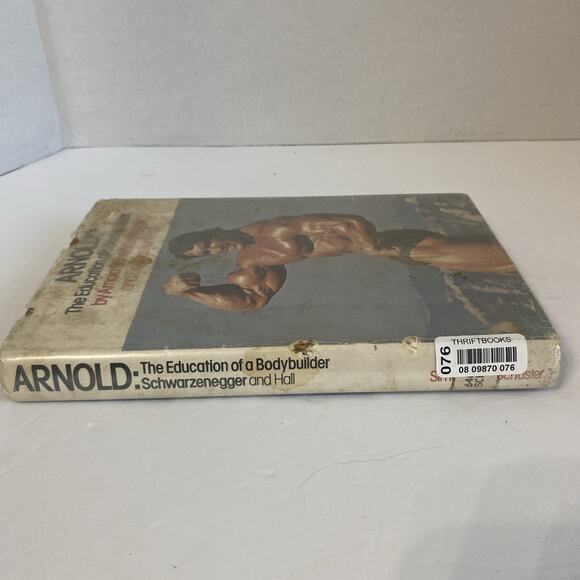 Arnold: The Education Of A Bodybuilder Hardcover (1977) HC DJ Ex Lib - Picture 7 of 16